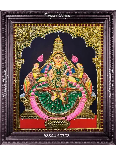 Mahalakshmi Tanjore Painting | Lakshmi Tanjore Painting
